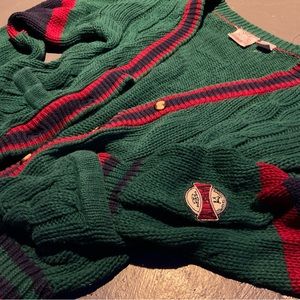 Varsity retro cardigan